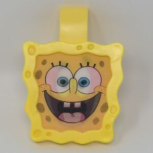 SpongeBob SquarePants Friend Or Foe? ID Info Tag 2006 Burger King Toy Luggage